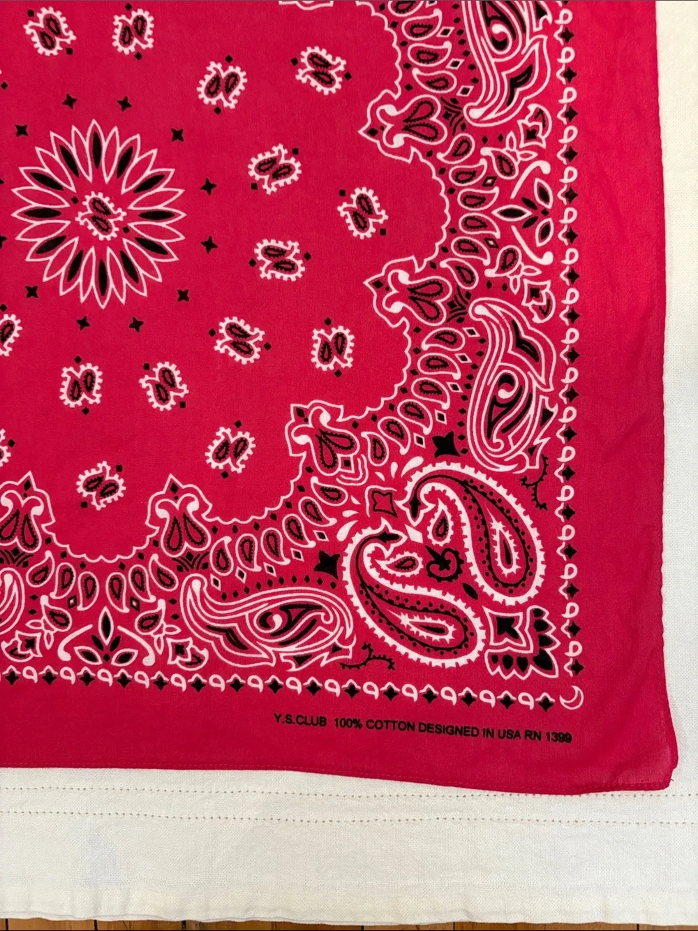 Pink Paisley Bandana
